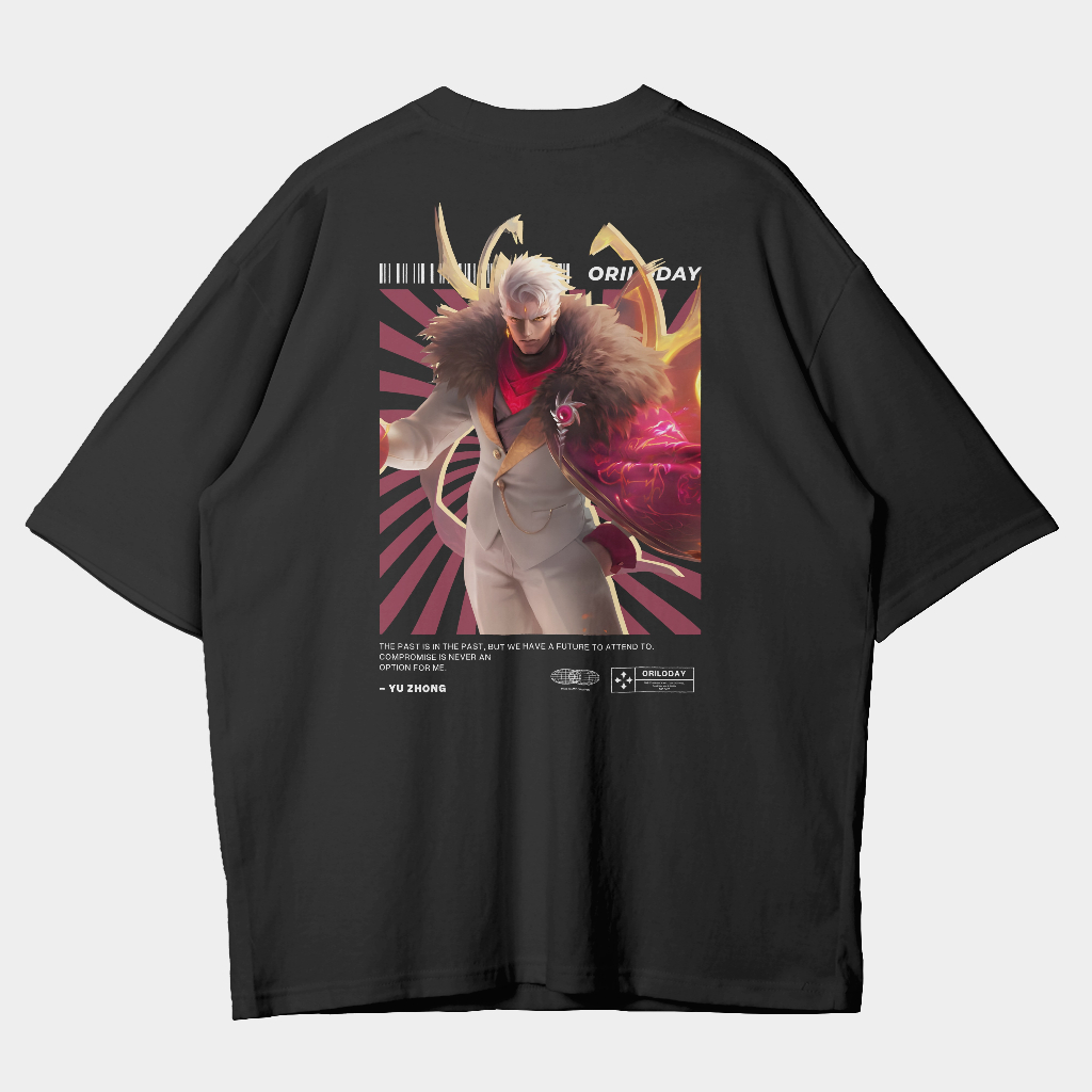 ORILODAY Oversized Tshirt Yu Zhong Exorcist Mobile Legends Edition