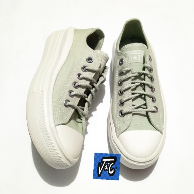 Converse Chuck Taylor All Star Platform Move Seasonal Color Ox Summit Sage