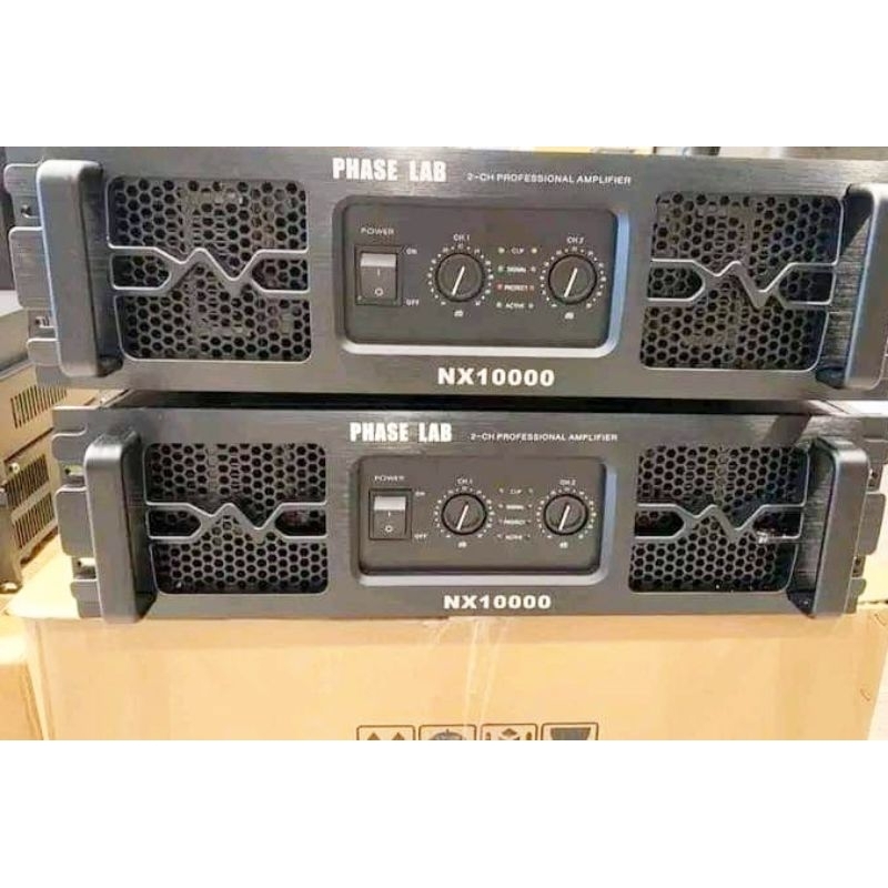 POWER AMPLIFIER PHASE LAB NX10000 2X CHANNEL / PHASELAB NX 10000
