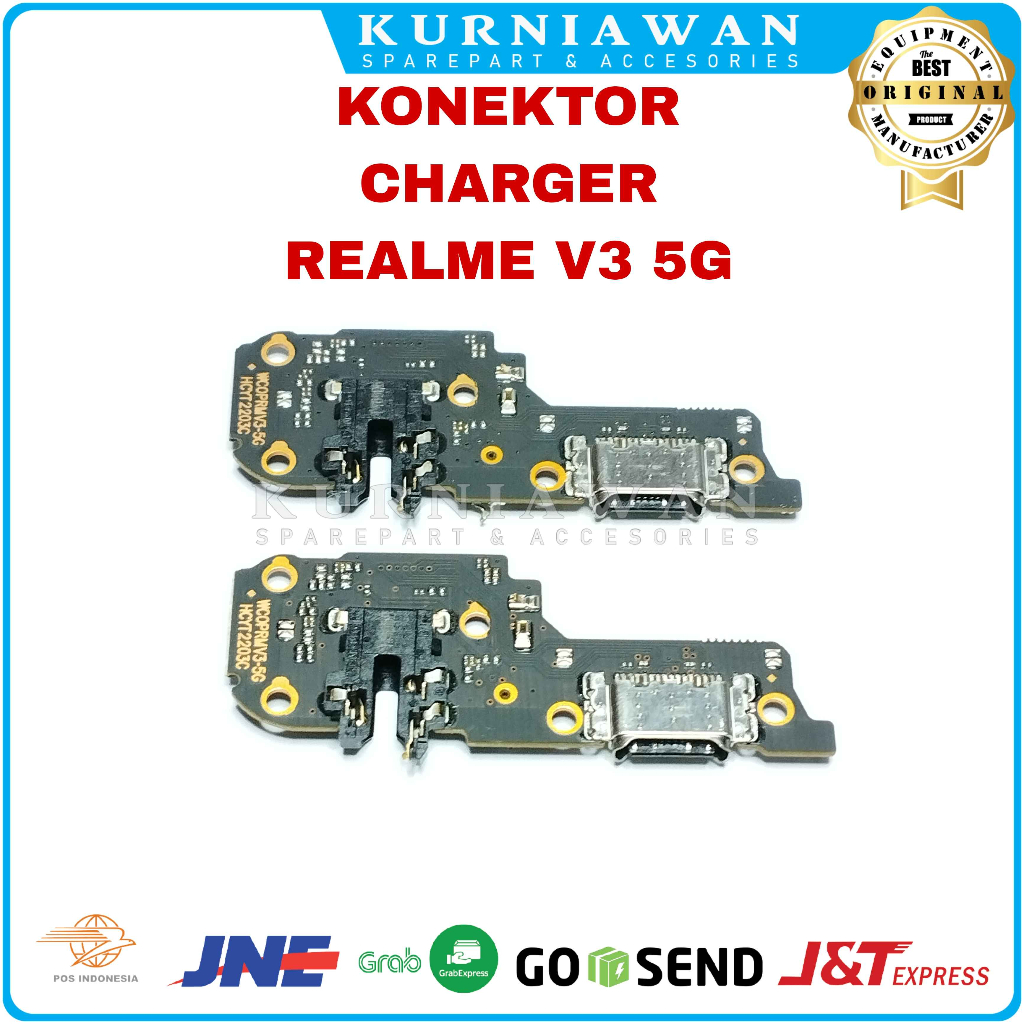 Konetor Charger Realme V3 5G Pcb Board Usb Papan Con Cas Mic