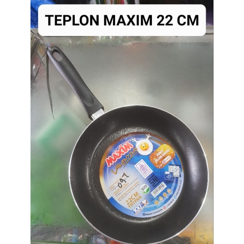 TEPLON MAXIM ASLI ANTI LENGKET 22cm