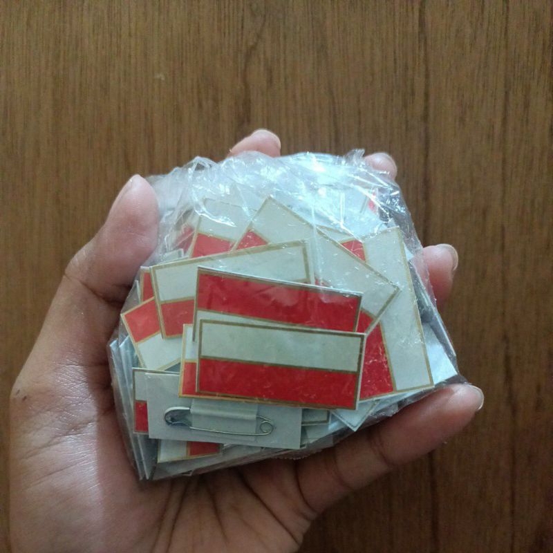 PIN MERAH PUTIH/LENCANA MERAH PUTIH
