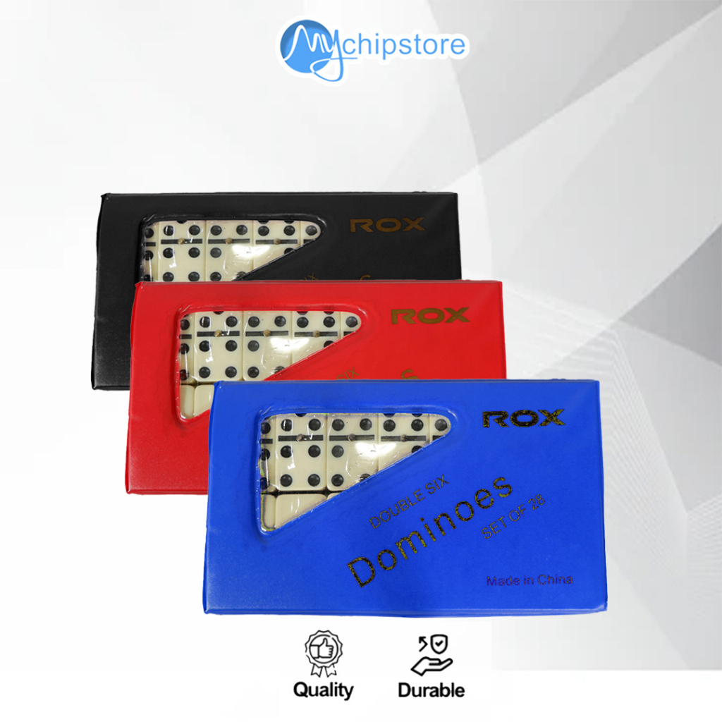 Batu DOMINO BESI ROX + COVER Warna AsliTerbaru