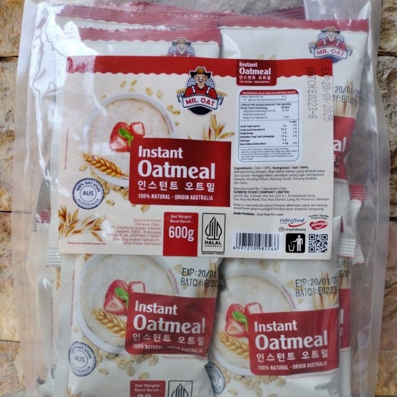 

INSTANT OATMEAL 100% NATURAL - ORIGIN AUSTRALIA
