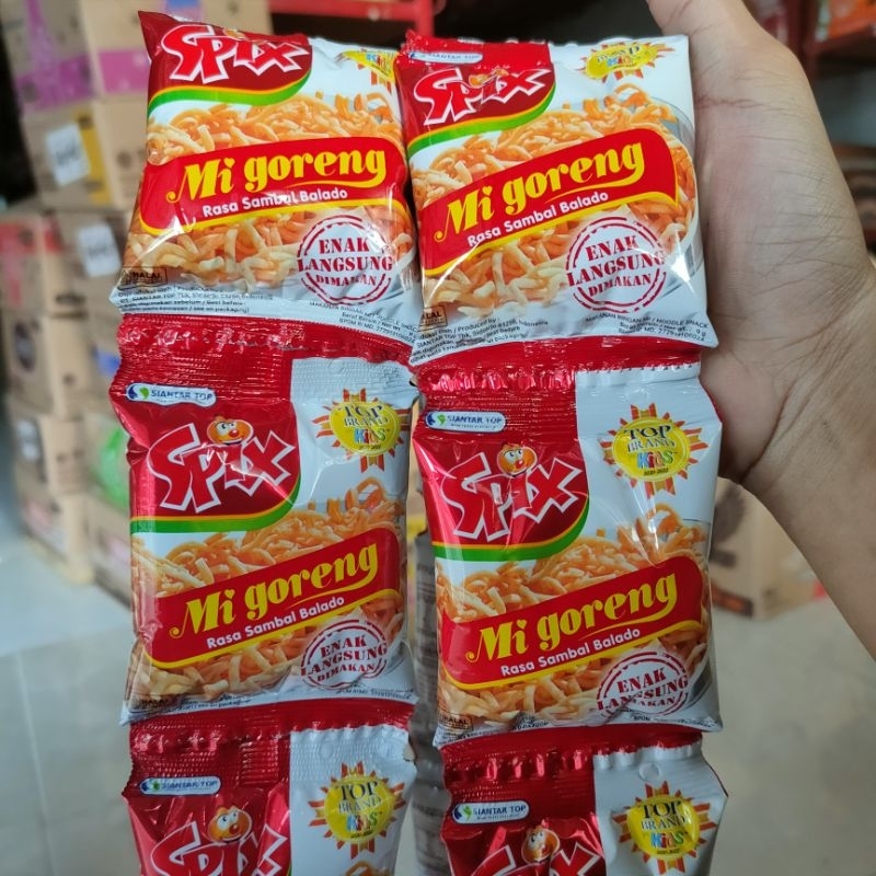 

Spix mie goreng 1 renceng isi 10