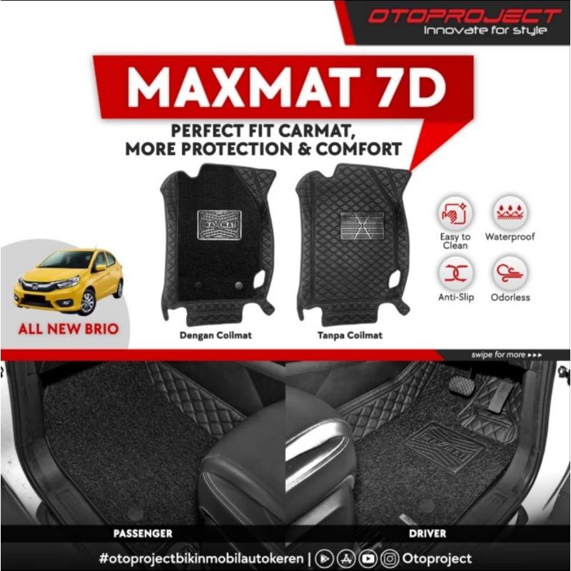 KARPET MOBIL ALL NEW BRV 7D MAXMAT COILMATE - OTOPROJECT