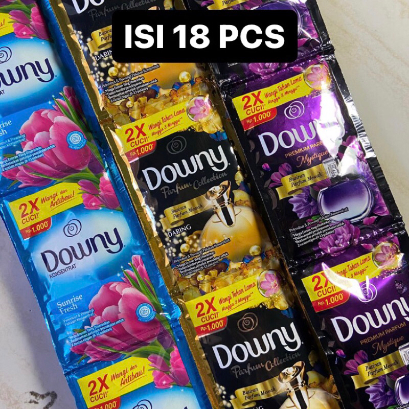 pewangi downy 18ml isi 3 renceng