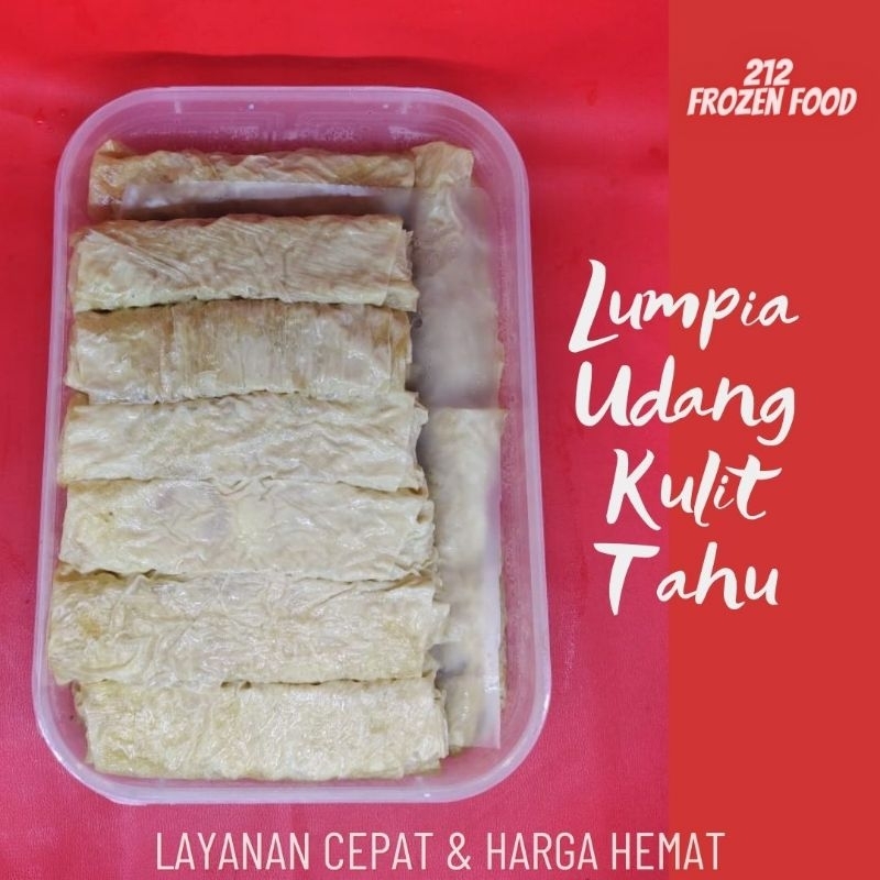 

Lumpia Udang goreng Beku Isi 12 Pcs.
