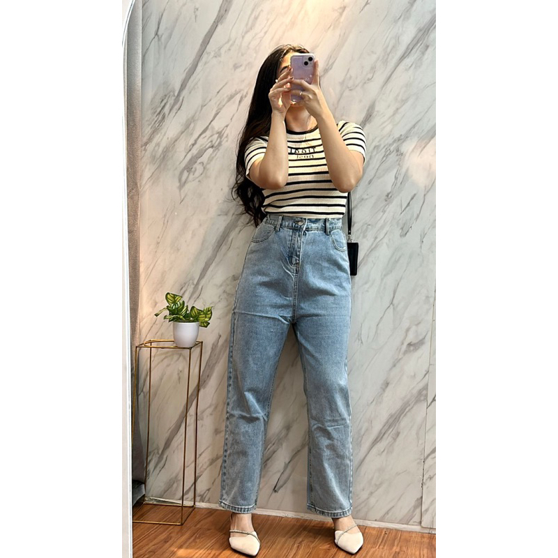 1237 CELANA JEANS IMPORT PLAIN BRAND DESIGN IMPORT QUALITY JEANS ASLI ALLSIZE ADA SIZE CHART GROSIRA