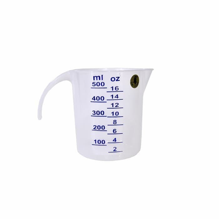 (1 pcs) Gelas Ukur OWL PLAST Teko Ukur 500ml 1000ml Gelas Takar Plastik