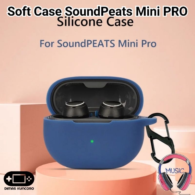 Soft Case SoundPeats Mini PRO silicone silicon bumper casing tws