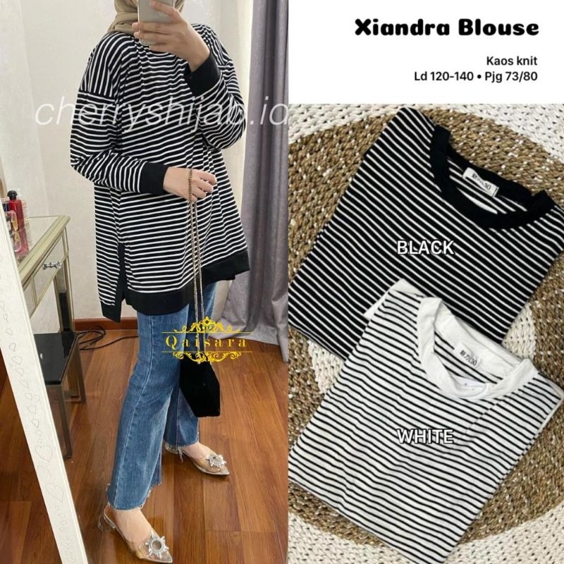 xiandra blouse by qaisara