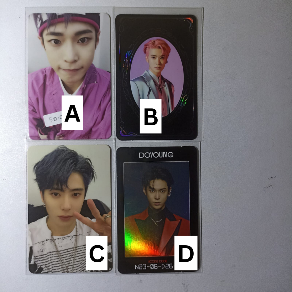 NCT 127 NCT 2020 Cherry Bomb Neozone Resonance Yearbook Acces Card Doyoung Jaehyun