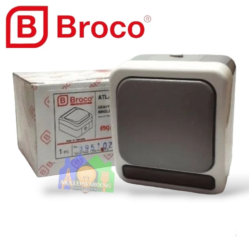 BROCO ATLANTIC SAKLAR LAMPU OUTBOW WATERPROOF 2162/2161
