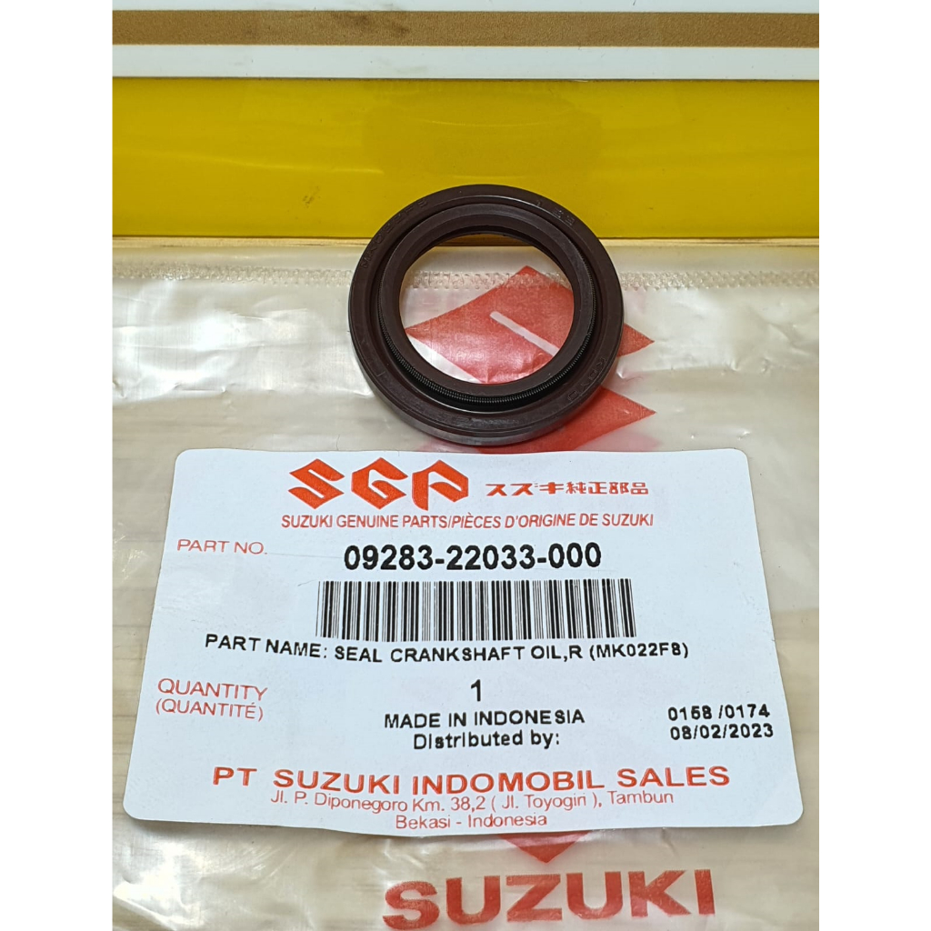 SEAL SIL KREK AS MAGNET MAHNIT KANAN SPIN SKYWAVE 09283B22033 ASLI ORI SUZUKI