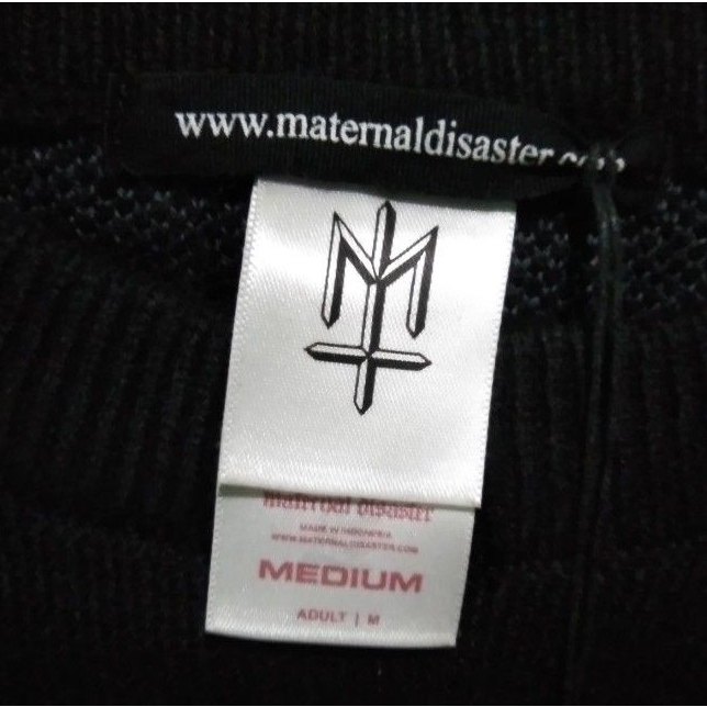 tag wash tag brand label baju satin putih 4cm