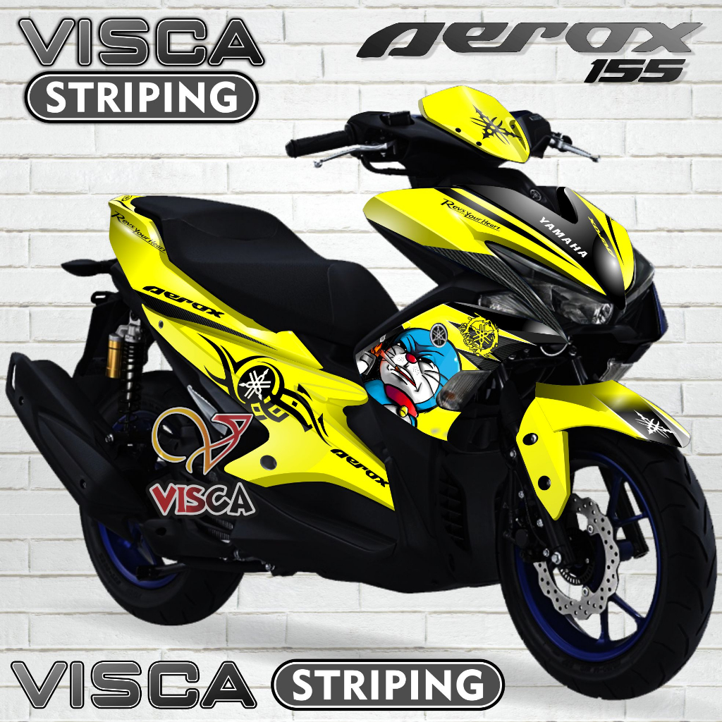 Decal Aerox 155 Old Full Body - Stiker Aerox 155 Old Keren - Striping Aerox 155 Old Variasi - Decal 