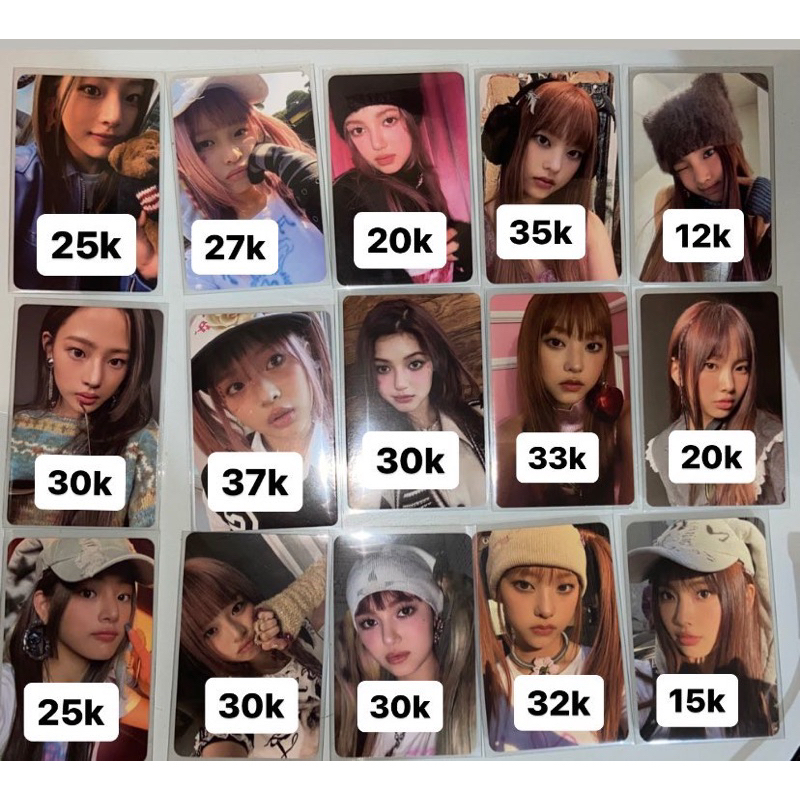 Photocard Newjeans OMG: Minji, Hanni, Dani, Haerin, Hyein