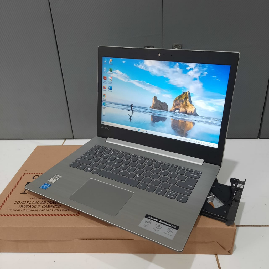 Laptop Lenovo 330 Celeron-N4000 Ram 4/128Gb Silver 14inch BERGARANSI CICILAN