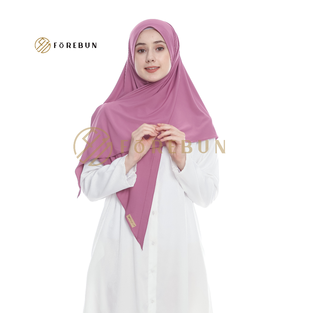 𝐅𝐨𝐫𝐞𝐛𝐮𝐧 Hijab Bergo Segitiga Jersey GAMILIA Size L