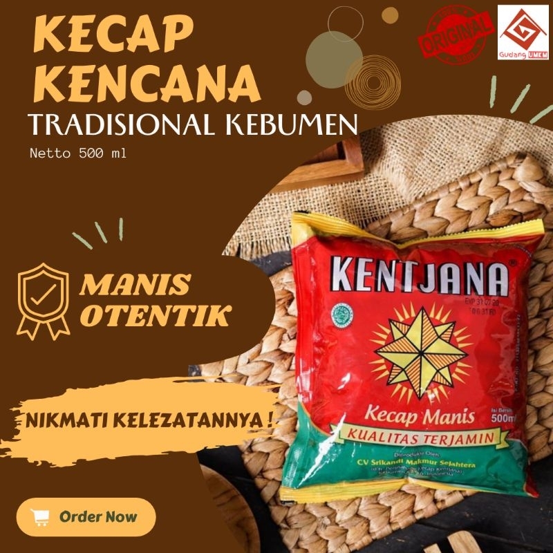 

KECAP MANIS KENTJANA 500 Refill || Kecap Kentjana Kemasan Refill || Kecap Khas Kebumen