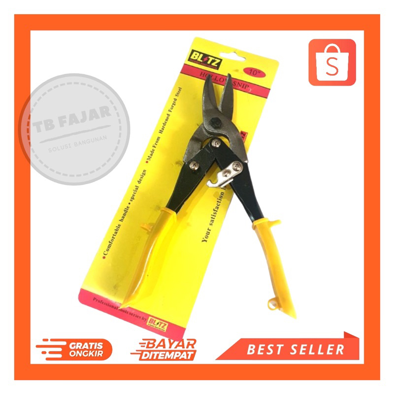 Gunting Seng Aircraft Blitz 10" / Gunting Hollow Baja Ringan Serbaguna