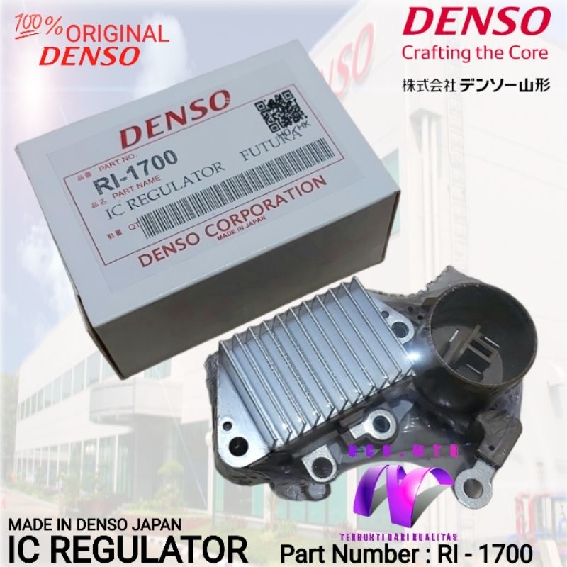IC REGULATOR ALTERNATOR DINAMO AMPERE FUTURA LAMA/FEROSA/RINO 14B DENSO JAPAN