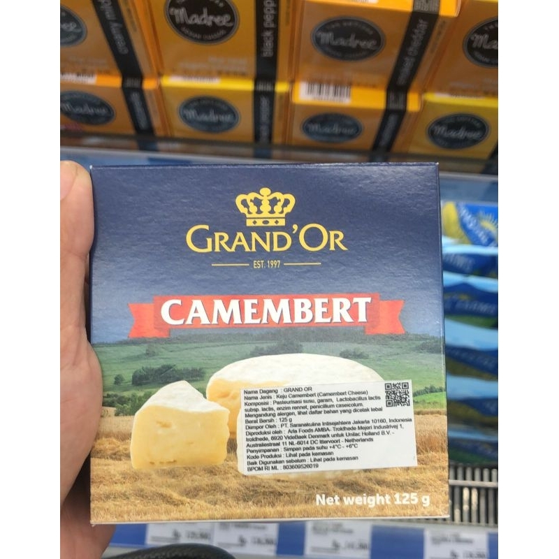 

Cheese Grand'Or Camembert Keju 125 grm