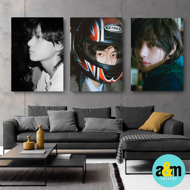A&M Poster Kayu Kim Taehyung V BTS Layover Photo 2 Version