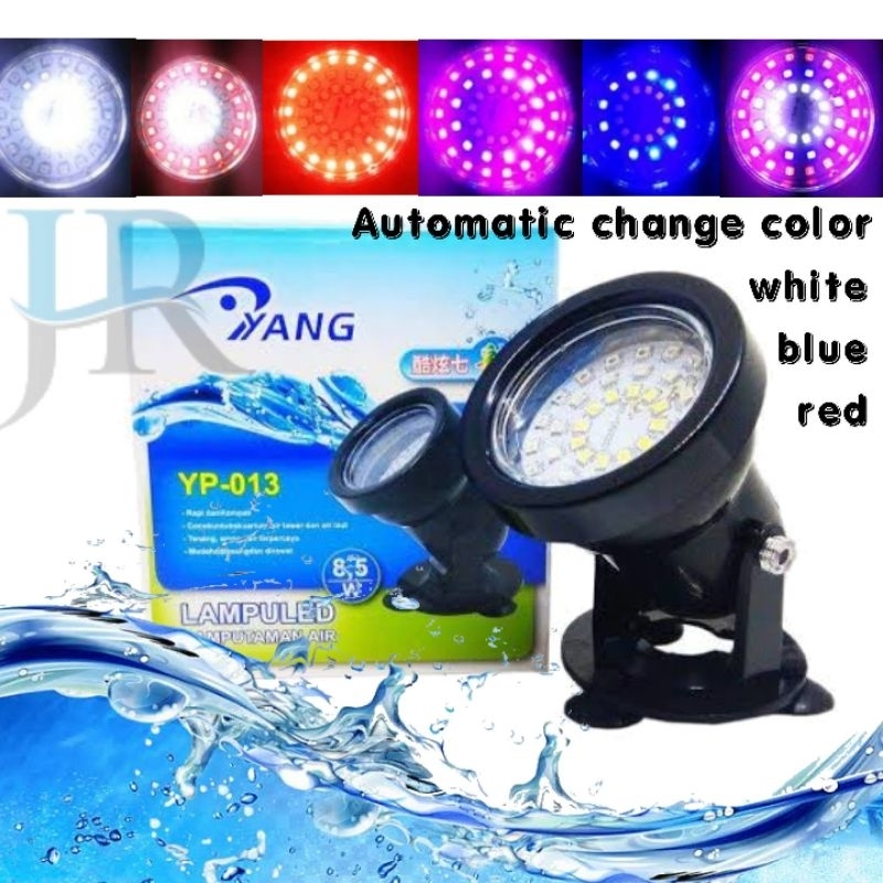 Lampu taman air tembak sorot LED aquarium kolam water garden Yang yp 013