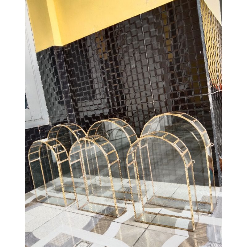 box mahar DOM terarium box kaca frame mahar