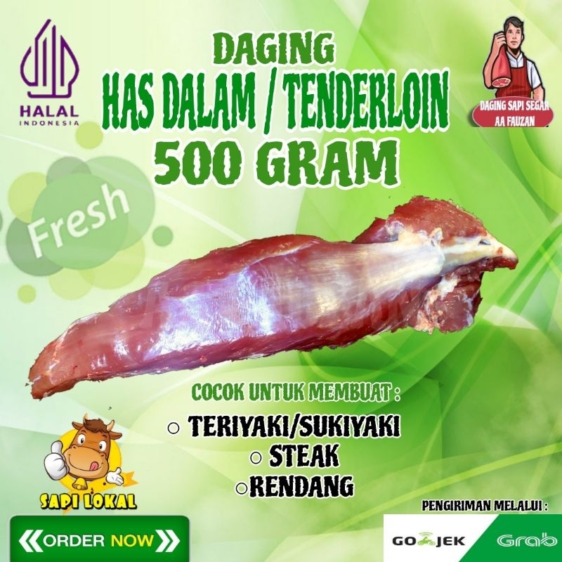 

HAD DALAM / TENDERLOIN 500 GRAM