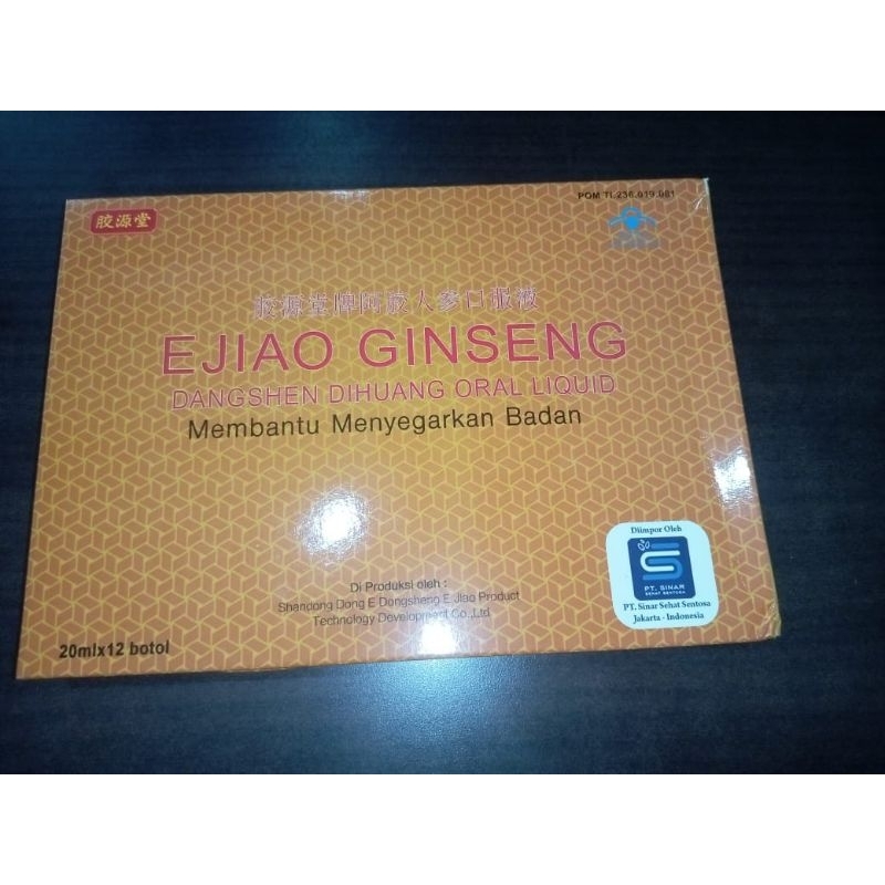 EJIAO GINSENG FUFANG EJIAO GINSENG TAMBAH DARAH DEMAM BERDARAH