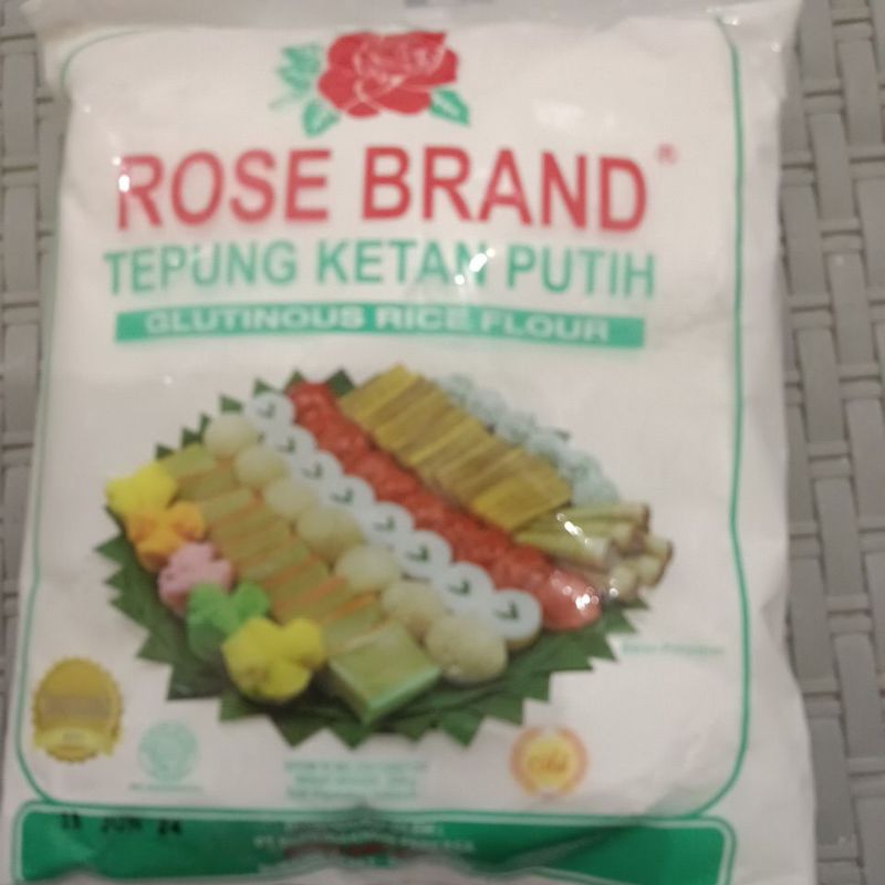 

rose brand tepung ketan putih 500 gr