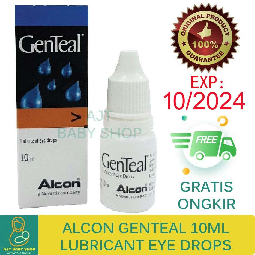Alcon GenTeal Lubricant Eye Drops 10ml Tetes Mata
