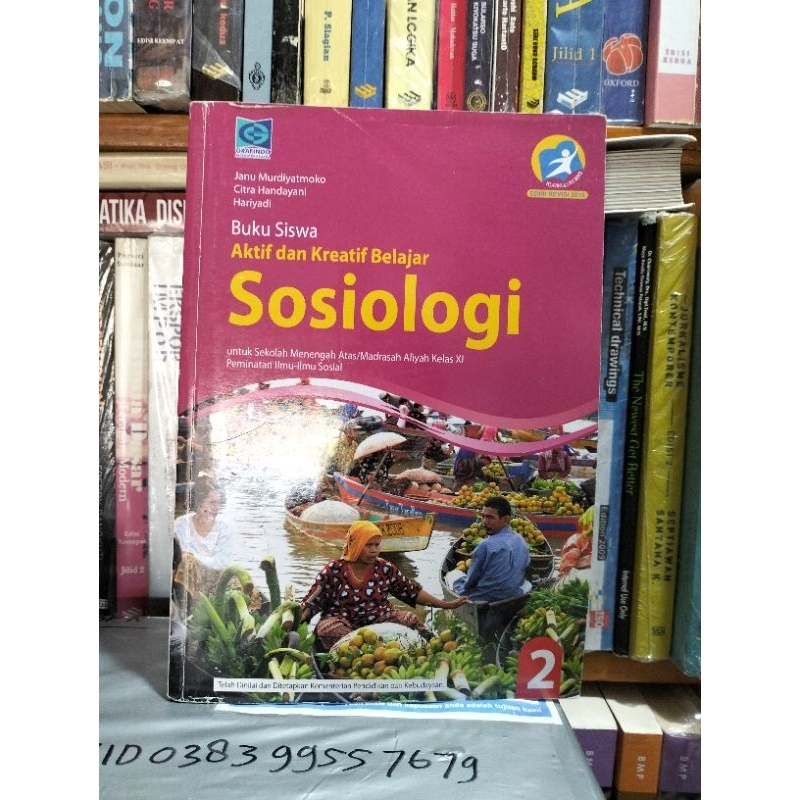 buku siswa sosiologi untuk SMA/MA kelas 11 penerbit grafindo