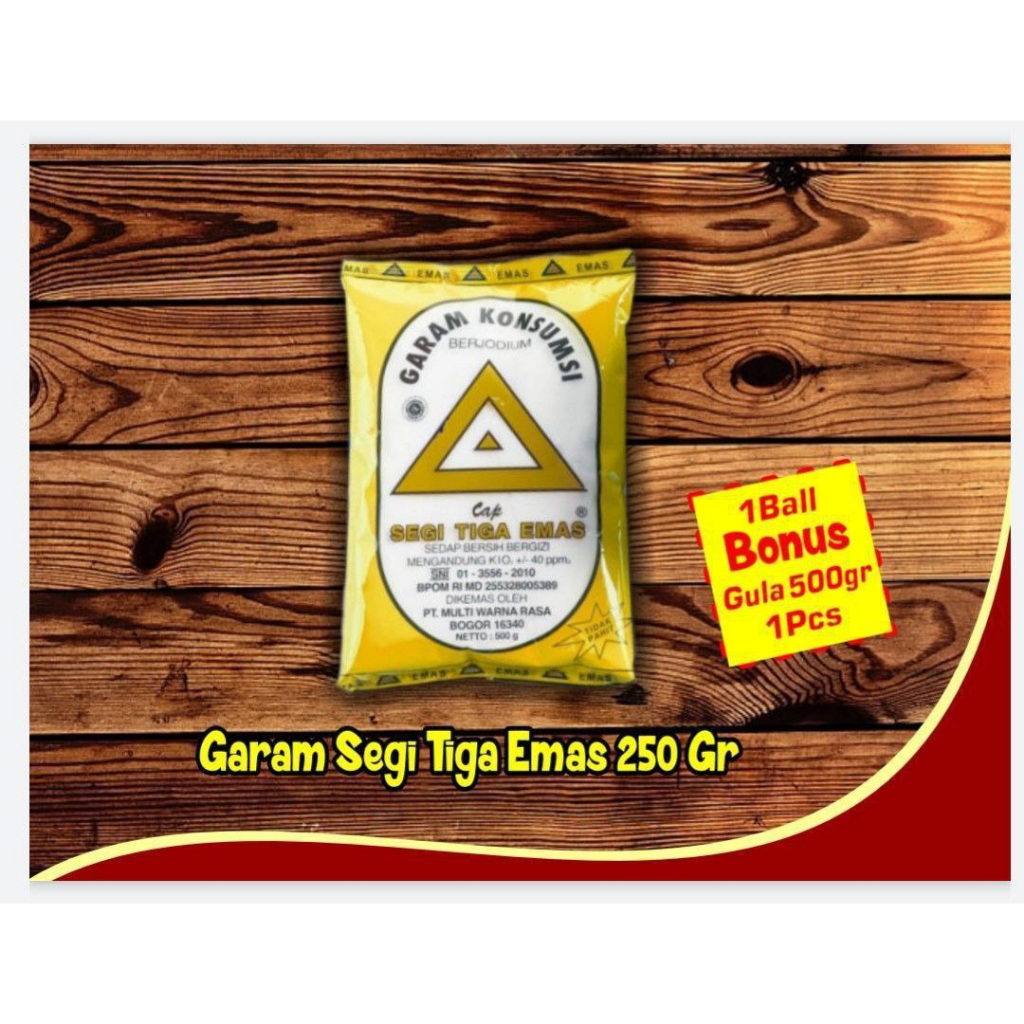 

GARAM 250gr DAUN / SEGITIGA EMAS 250 Gr