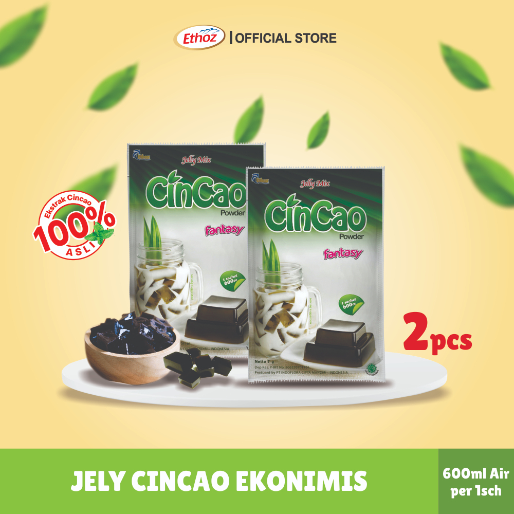 

Ethoz Cincau Powder / Jelly Cincau Bubuk 2 pcs