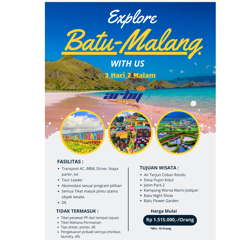 paket wisata malang batu | paket wisata malang batu 3D2N | wisata malang batu | paket wisata malang 