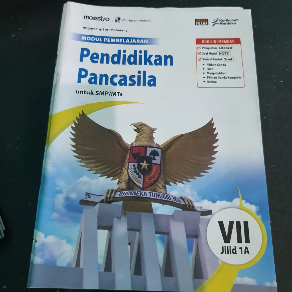 LKS Maestro Pendidikan Pancasila Kelas 7 SMP/MTs Semester 1 - Kurikulum Merdeka