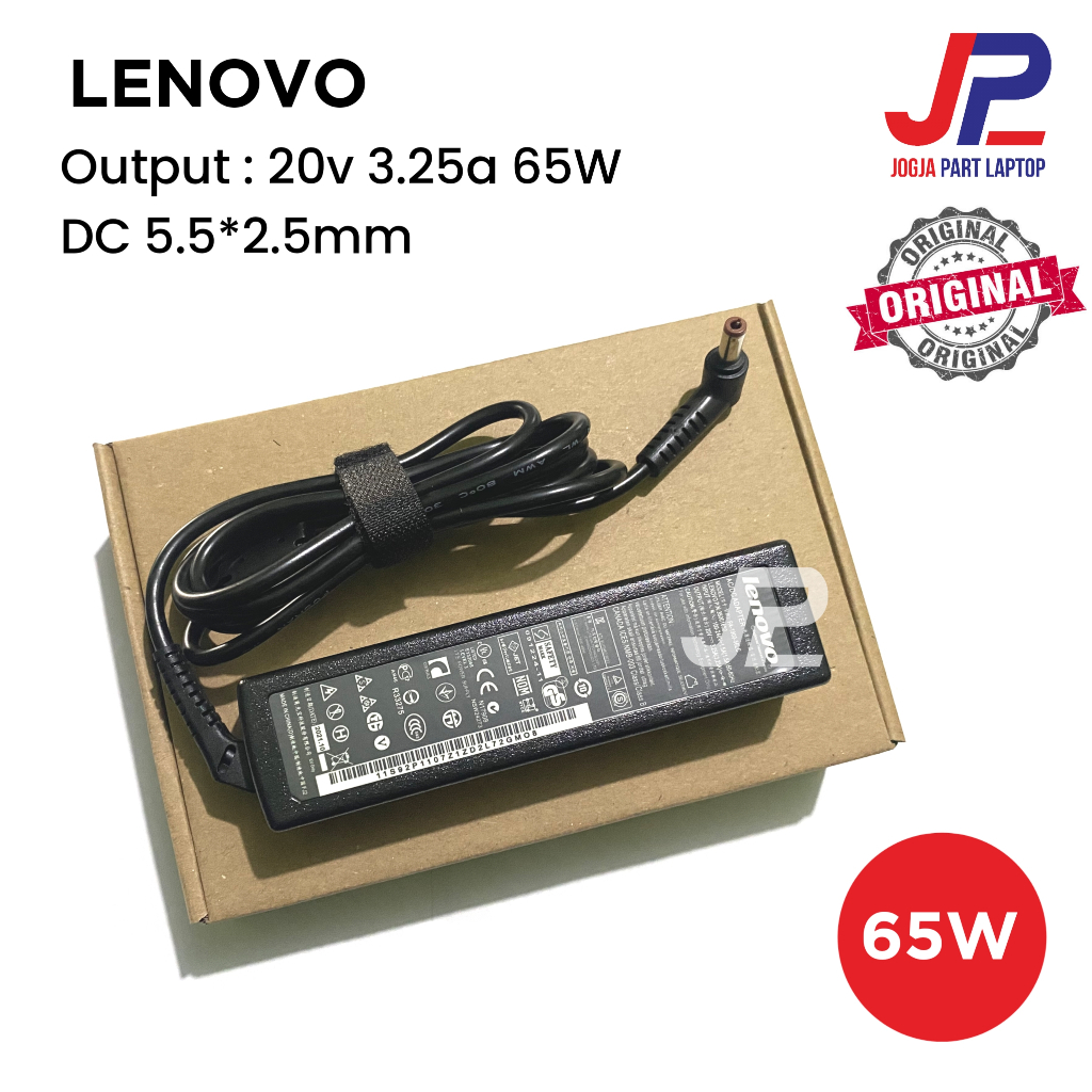 Adaptor Charger Laptop Lenovo G470 G480 G475 G485 B460 G450 20V 3.25A 65W