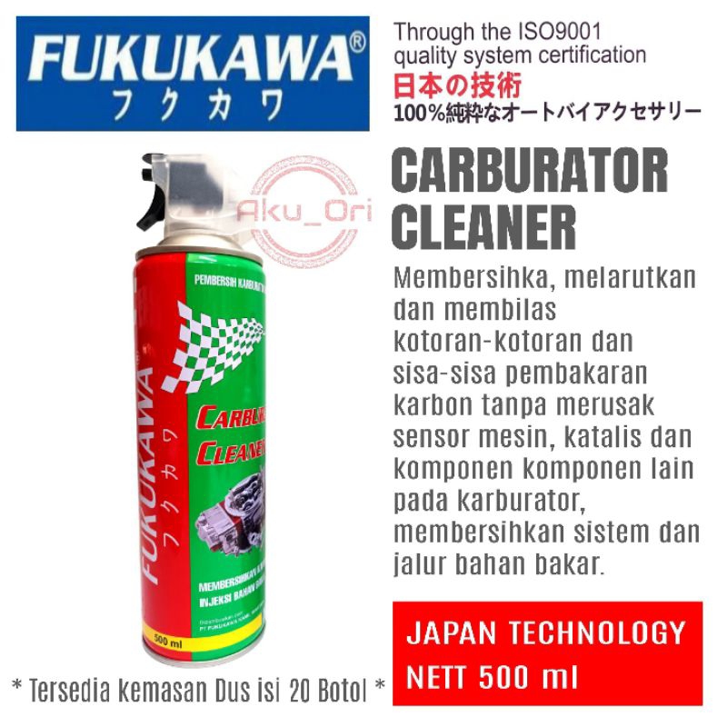 CLEANER KARBU 500 ML FUKUKAWA injektor cleaner karburator