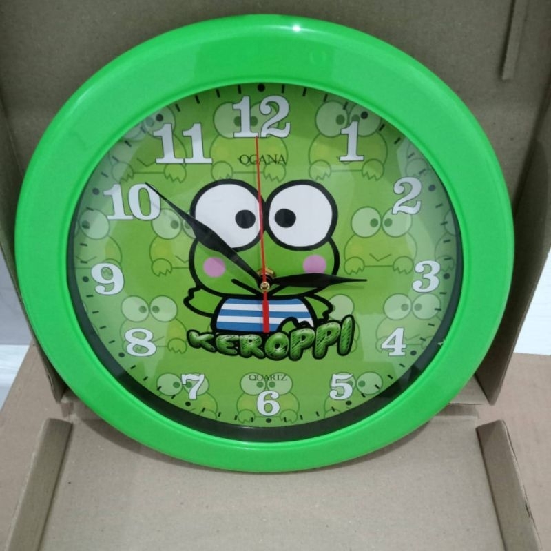 JAM DINDING OGANA KARAKTER KARTUN HELOKITY DORAEMON KEROPI