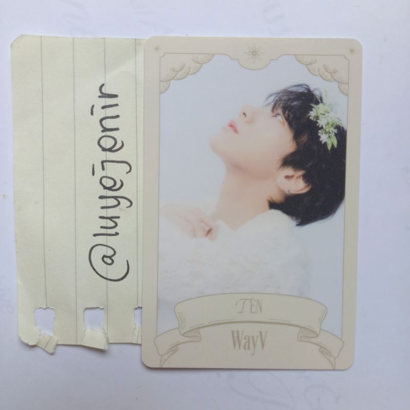 [ Ready ] photocard Ten wayv sg season greetings 2023 pc set greeting official MD merch merchandise 