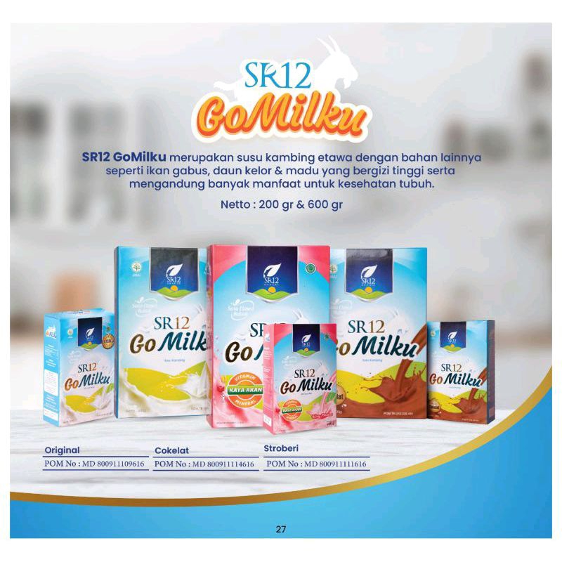 

Susu kambing Gomilku dari SR12