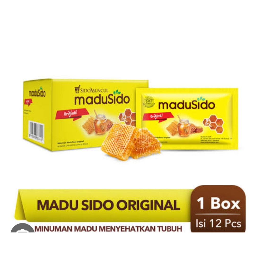 

Madusido Sido Muncul Madu Sido Rasa Original Isi 12 Sachet