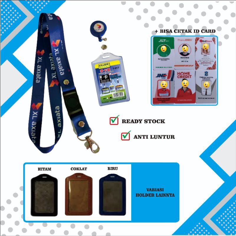

lanyard / tali id card XL axiata ready stock