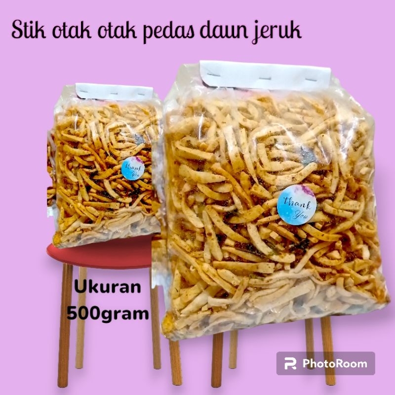 

STIK OTAK OTAK PEDAS DAUN JERUK/ Kemasan besar 500gram