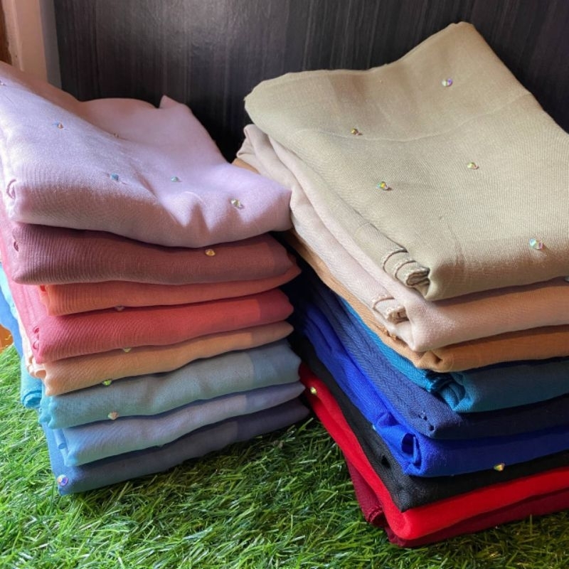 Paris Swarovski bandana tabur premium hijab Paris krudung Paris Swarovski Paris jadul