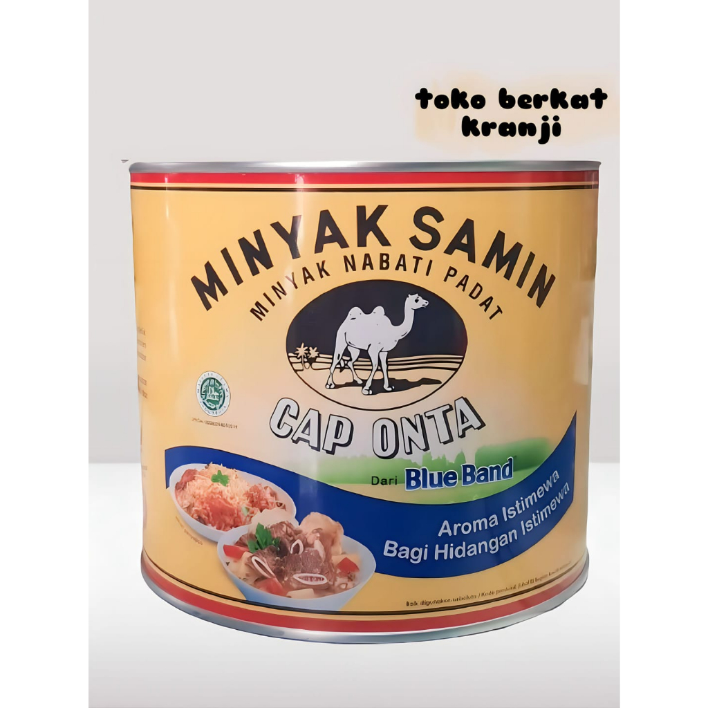 

Minyak samin 6x2kg/crt (cap onta)